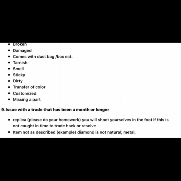 TRADING AND SCAMMER INFORMATION DO’s & DONTS - Picture 6 of 12